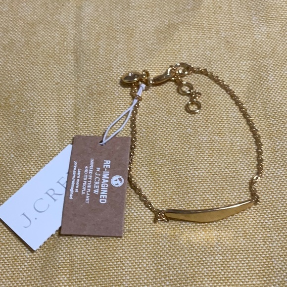 NWT J.Crew Delicate Adjustable Bar Bracelet - Picture 2 of 4